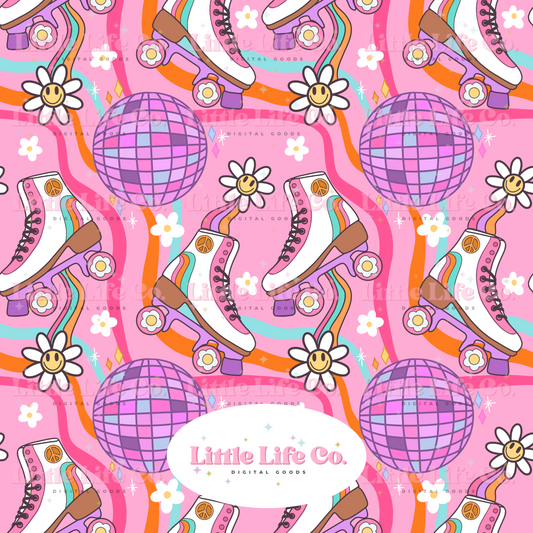 Let’s Roll (Pastels) - PNG Seamless Pattern