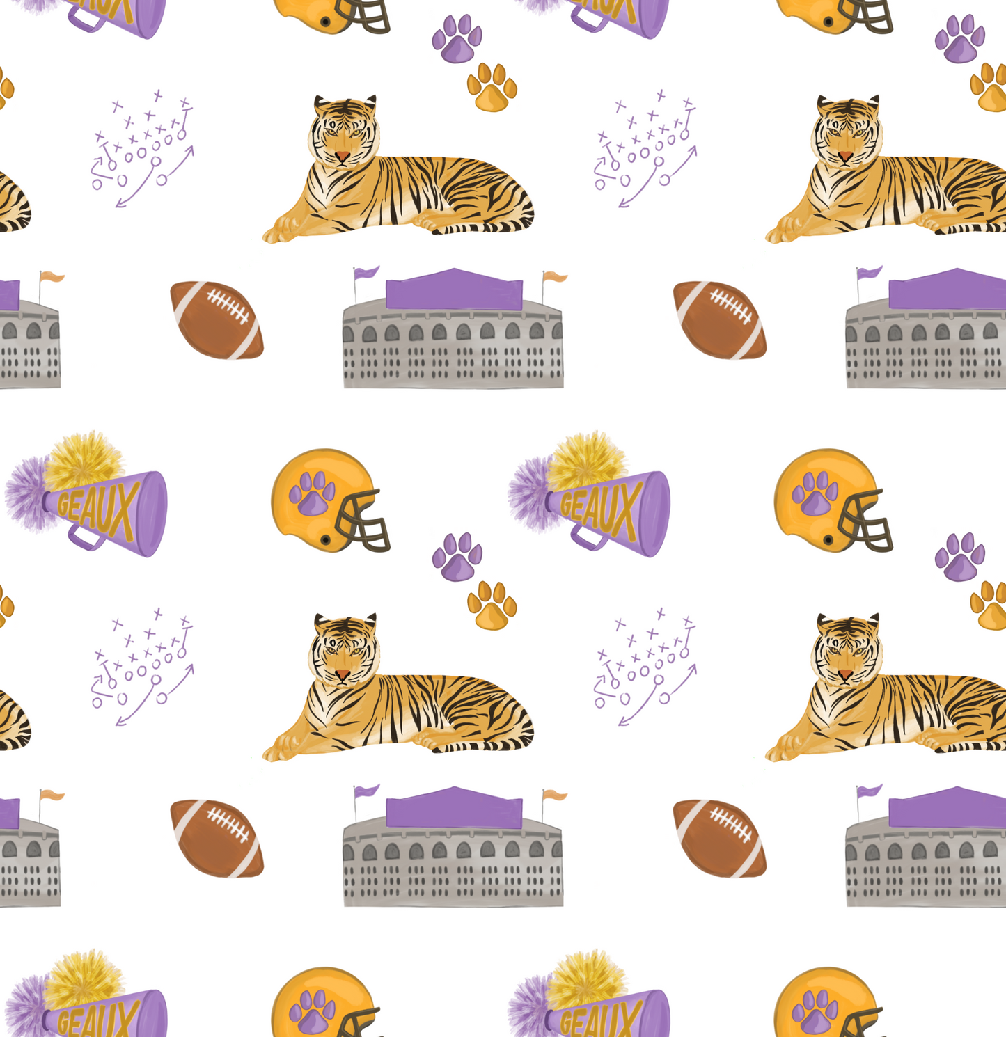 Amanda Duhe - Tiger Stadium Seamless