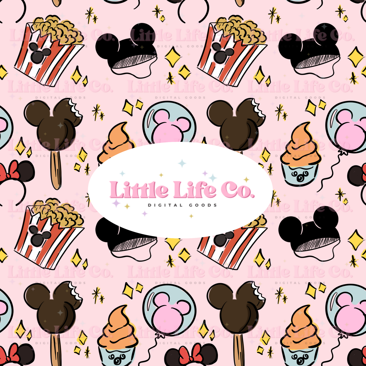 Magical Souvenirs - PNG Seamless Patterns